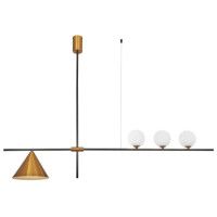 Люстра на штанге Indigo Breve 11031/4R Brass V000027