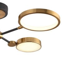 Потолочная люстра Natali Kovaltseva LED LAMPS 81102/4C BRASS BLACK