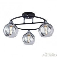 Потолочная люстра Arte Milano Amalfi 322403/3 BK+CR