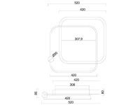 Потолочная люстра Arte Lamp Scheat A2658PL-58WH
