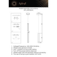 Подвесной светильник Aployt Silveyn APL.059.06.04