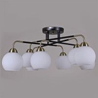 Люстра на штанге Illumico IL0252-8CSQ-79 BK AB