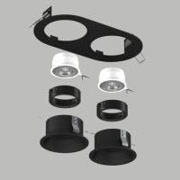 Встраиваемый светильник Lightstar Domino (214657+214607+214607+214007+214007) D6570707BMOD