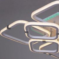 Потолочная люстра Reluce 06321-3.3-4+4A WH+CR (RGB)