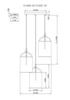 Подвесной светильник Moderli Inari V11857-3P