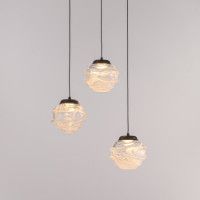 Подвесной светильник Delight Collection MD25030003-3A matt black/clear