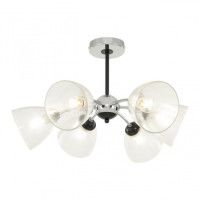 Люстра на штанге Arte Milano Napoli 329007/3+3 CR.BK