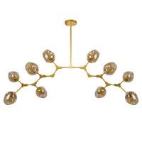 Люстра на штанге AM Group LOFT-10 GL