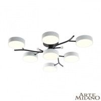 Потолочная люстра Arte Milano Ferrara 256606/6+1 Bk/Wh