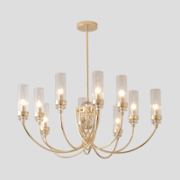 Люстра на штанге Crystal Lux SECRET SP10 GOLD