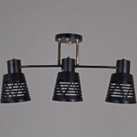 Потолочная люстра Reluce 06074-3.3-03 BK+FG