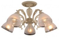 Люстра на штанге Natali Kovaltseva 79010/5C BEIGE GOLD