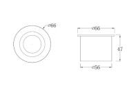 Встраиваемый светодиодный светильник Maytoni Limo O037-L3W3K