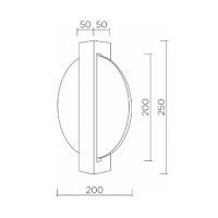Настенный светильник LED4U L7366-2 BS