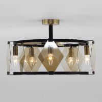 Потолочная люстра Eurosvet Aragon 60116/5 черный