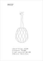 Подвесной светильник iLamp Cento 9935P/1-D300 CL