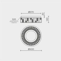 Потолочный светильник Modelux ML.2400.400 CR