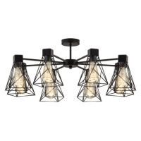 Потолочная люстра Eurosvet Trappola 70107/8 черный