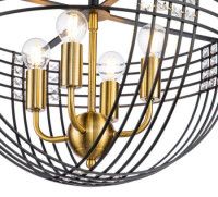 Потолочная люстра Indigo Fresco 10001/4C Black V000104