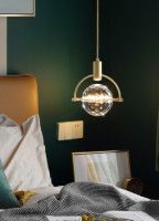 Подвесной светильник DeLight Collection 2121P/A brass/clear