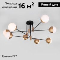 Потолочная люстра Eurosvet Nuvola 70129/8 латунь Smart a057080