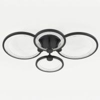 Потолочный светильник Эра Модерн Odry CLL-1-78W 3K-6,5K RC BK