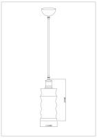 Подвесной светильник Escada Fireside 1102/1