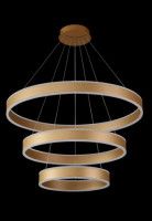 Подвесной светодиодный светильник Crystal Lux MUCHOS SP158W LED D400+600+800 GOLD