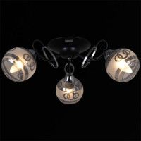 Потолочная люстра Reluce 22115-0.3-03 BK+CH