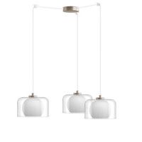 Подвесной светильник 33 Идеи PND.114.03.07.002.NI-S.28.TR-S.02.WH