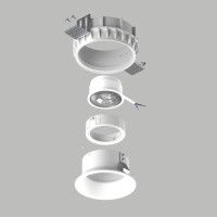 Встраиваемый светильник Lightstar Domino (214610+214606+214006) G214606WMOD