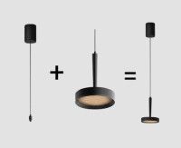 Подвесной светильник (без основания) Italline IT02-025 gold 3000K