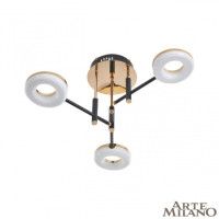 Потолочная люстра Arte Milano Ferrara 272999/3 BK/GD