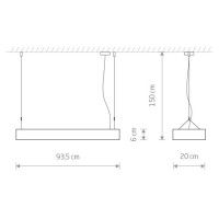 Подвесной светильник Nowodvorski Soft Led 90x20 7545