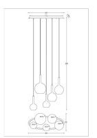 Каскадная люстра Arte Lamp Gala A2720SP-5SG