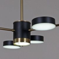 Люстра на штанге Reluce 06369-0.3-06 COP+BK