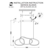 Подвесной светильник ST Luce Abra SL6505.203.26