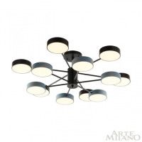Люстра на штанге Arte Milano Ferrara 250906/12B Bk/Gr