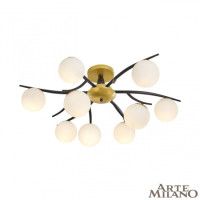 Потолочная люстра Arte Milano Neapolis 273408/9 BK/GD
