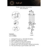 Подвесной светильник Aployt Sacha APL.073.06.07