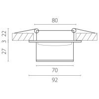 Встраиваемый светильник MR16 Lightstar Maturo GU10 072007