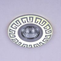 Встраиваемый светильник Reluce 09504-9.0-001MN MR16+LED3W WH/CR