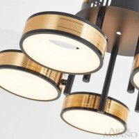 Потолочная люстра Arte Milano 271040/5R BK/GD