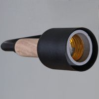 Люстра на штанге Reluce 10070-0.3-06 BK+WOOD