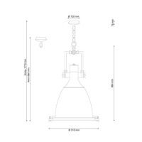 Подвесная люстра Newport 10129+37/C М0062140