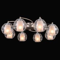 Накладная люстра Natali Kovaltseva TWIN 75089/8C NICKEL, CHROME