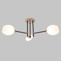 Потолочная люстра IMEX MD.4144-3-S-BK+FGD