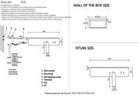 Настенный светильник Crystal Lux VECTOR AP15W LED WH
