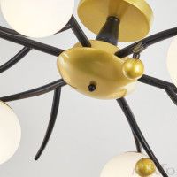 Потолочная люстра Arte Milano 273408/6 BK/GD