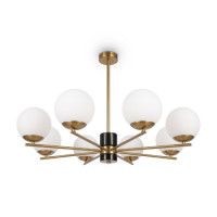 Люстра на штанге Freya Marble FR5230PL-08BS
